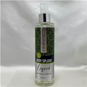 Limpio - اسپري خوش بوكننده بدن (بادی اسپلش) مردانه با رايحه  legend B.M
