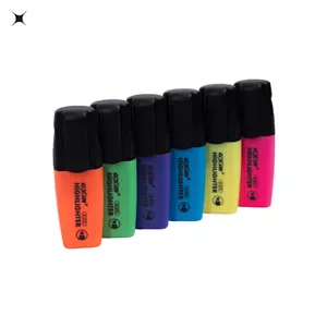 ماژیک فسفری 6 رنگ مینی (هایلایتر)