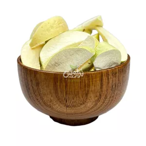 سیب زرد خشک پفکی فریزدرایر