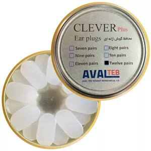 گوش گیر ژله ای (محافظ گوش ژله ای) 12 جفت CLEVER plus