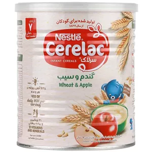 سرلاک گندم و سیب نستله