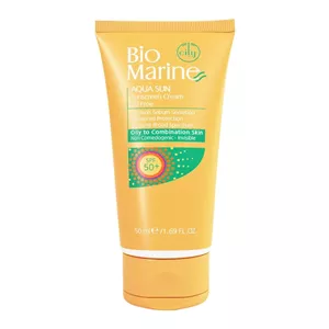 کرم ضد آفتاب فاقد چربی بی‌رنگ SPF50 بایومارین