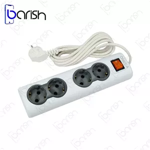 رابط برق 4 خانه ارت دار اُمگا مدل R4000