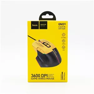 ماوس گیمینگ هوکو مدل GM31 سیم دار