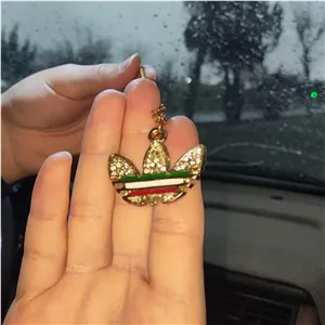 آویز آینه طرح پرچم ایران