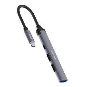 هاب 4 پورت USB-C الدینیو مدل DS-34C