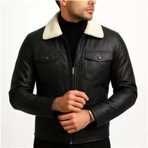 کت چرم مردانه مدل kh.a.z.s.e.f_26