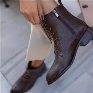 بوت زنانه روکسانا بندی بغل زیپ کد ۴۲۰۹