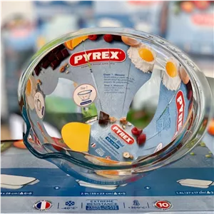 کاسه لبه دار طبخ کیک مدرج پیرکس فرانسه مدل Expert Bowl