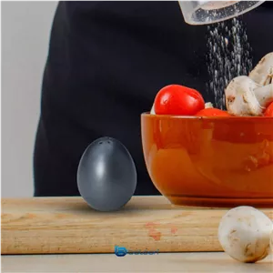 نمک پاش تخم مرغی نوک مدادی - زرین