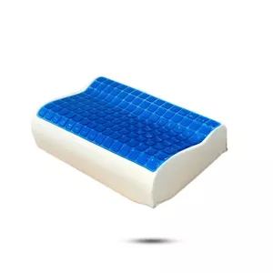 بالش مموری فوم طرح موجدار با لایه ژل خنک کننده رایا سایز لارج