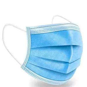 ماسک بهداشتی و پزشکی سه لایه برندهانی رنگ ابی