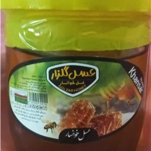 عسل گلزار خوانسار 1000گرمی از بهترین شهد گل های خوانسار