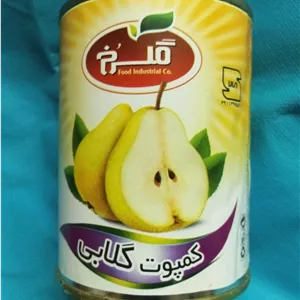 کمپوت گلابی گلرخ 350 گرمی