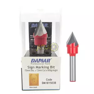 تیغ وی 60 درجه قطر 15 دامار کد DM181503B