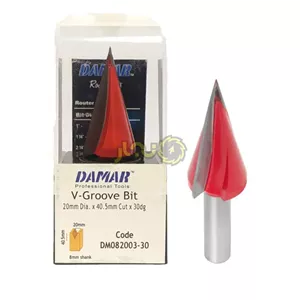 تیغ وی 30 درجه قطر 20 دامار کد DM082003-30