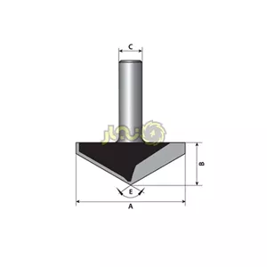 تیغ وی 140 درجه قطر60 تورنادو T126016-301