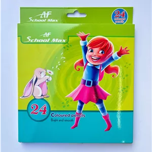 مداد رنگی 24 رنگ اسکول مکس