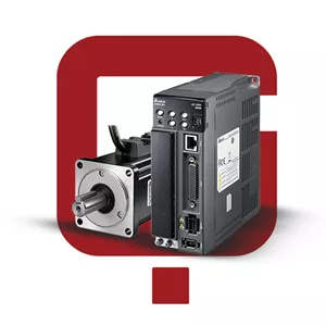 پک کامل سروو موتور 750 وات 3000 دور بدون ترمز مودباس دلتا 17 بیتی سری B3
