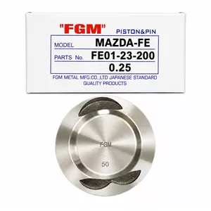 پیستون ژاپنی مارک FGM سایز ۲۵ مناسب برای مزدا وانت۲۰۰۰ کاربراتور