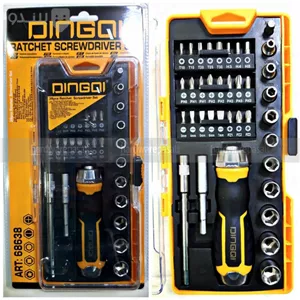 ست پیچ گوشتی جغجغه ای 38 عددی دینگشی مدل 68638