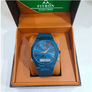 ساعت مردانه فیترون FITRON دوزمانه ژاپن میوتا اصل مدل 986