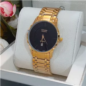 ساعت مچی مردانه سیتیزن سفیر CITIZEN SAPPHIRE ژاپن موتور طلایی مدل 2039G