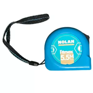 متر 5.5 متری نوار سفید عرض 19 میلیمتر حرفه ای نولان NOLAN