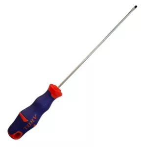 پیچ گوشتی دوسو تخت سایز 150*3 حرفه ای دسته TPR جنس S2 آریل ARIEL مدل PMD3150