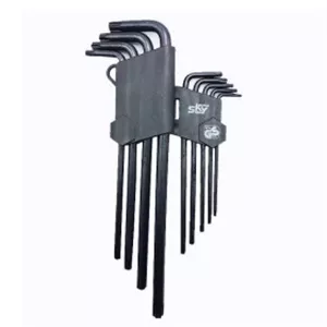 آچار آلن ستاره بلند T روکارتی 9 عددی اسکای SKY مدل ST1213B