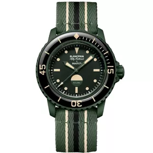 ساعت مچی بلان پن سواچ GREEN ABYSS مدل SO35G100