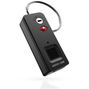 قفل اثر انگشتی گرین لاین مدل mini fingerprint padlock
