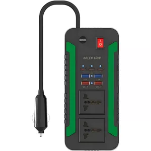 اینورتر فندکی خودرو گرین لاین مدل SPARK300 ظرفیت ۳۰۰ وات