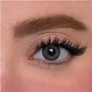 لنز چشم بیوتی شماره 13 کد EPC310 رنگ طوسی آبی مرکز عسلی دوردار