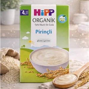 غذای کمکی کودک برپایه برنج (فرنی) بدون شیر هیپ (اصل) - 200 گرم 3/2027