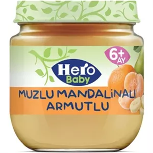 پوره میوه هرو بیبی موز نارنگی و گلابی 125 گرم