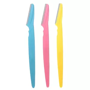 ست ۳ عددی تیغ مژه و ابرو تینکه مدل LI-0001B3 | ایمن و ضد بریدگی با روکش استیل | مناسب پوست حساس | قابل استفاده برای صورت و گردن