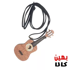 گردنبند چوبی_ طرح گیتار بزرگ