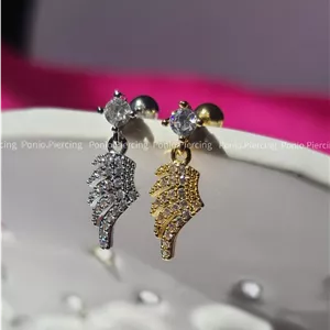 پیرسینگ گوش بال فرشته آویز