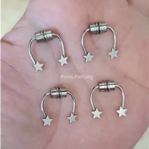 پیرسینگ فیک مگنتی ستاره