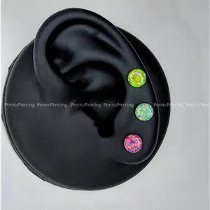 پیرسینگ گوش اوپال چسبی