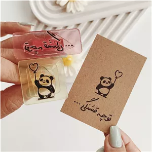 مهر ژلاتینی کد 688 ( پاندا ، پک کامل )