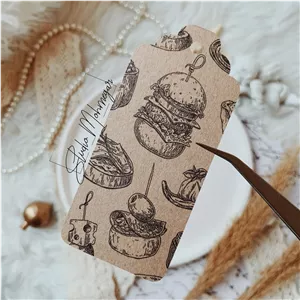 تگ فینگرفود کد 64 طرح فینگرفود ( بسته 12 عددی )