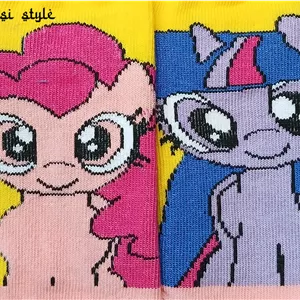 جوراب بچگانه مچی طرح پونی تا به تا Pony