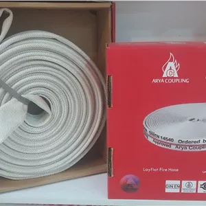 شیلنگ برزنتی 1.5 اینچ آریا 25 متریکوپلینگ 1.5 بست پیچ