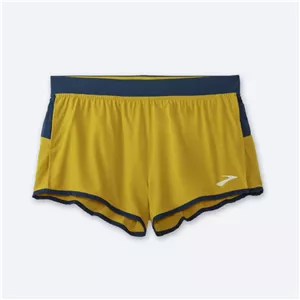 شورت ورزشی مردانه بروکس Brooks Sherpa 3 Split short خردلی
