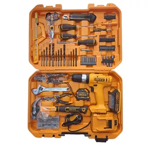 مجموعه ابزار دریل شارژی چکشی سه نظام 10 میلی متر 20 ولت اینکو مدل HKTHP11651