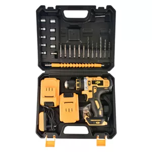 دریل پیچ گوشتی چکشی شارژی جاب مدل JB-48 VF مجموعه 29 عددی