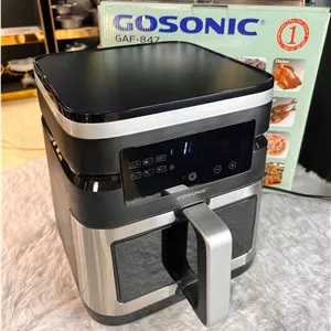 سرخ کن بدون روغن گاسونیک مدل GS-847 ظرفیت 7 لیتری | دو المنت حرارتی قدرتمند | نسل جدید Air Fryer گاسونیک