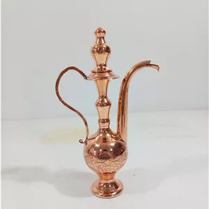 گلاب پاش مسی سایز 1 ارتفاع 2۹ سانت نانوشده رنگ ثابت در مس زنجان نمونه